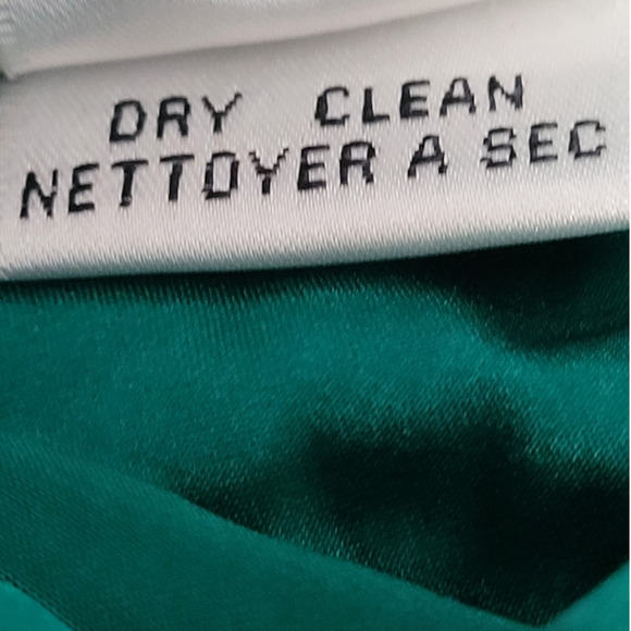 Talbots Vintage Petite Silk Satin Turtleneck Luxe Button Back Long Sleeve Blouse - Picture 13 of 15